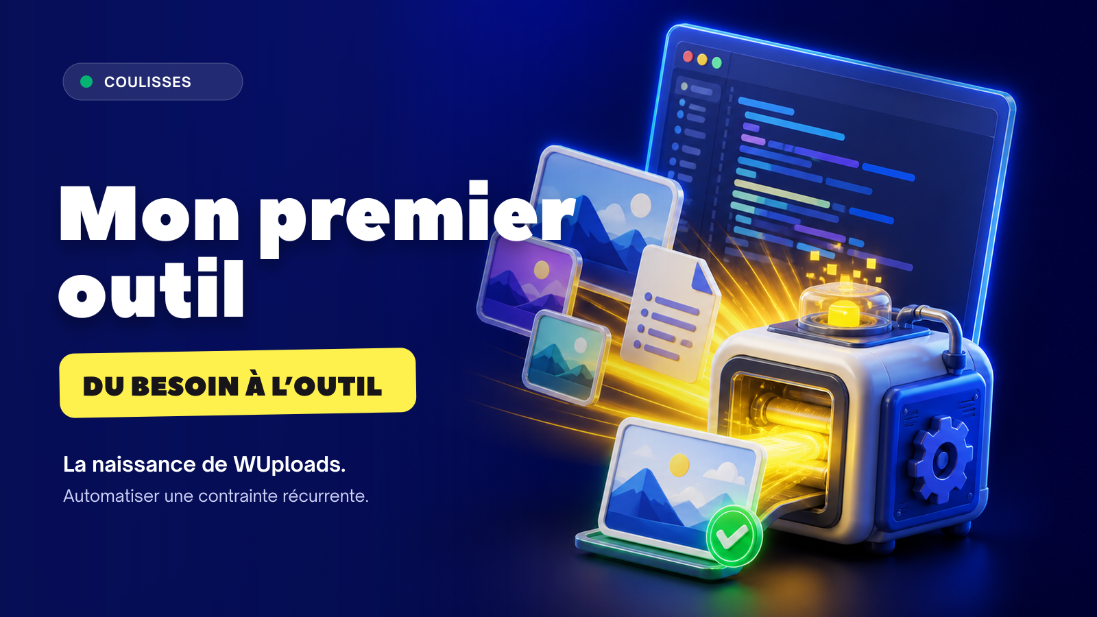J’ai développé mon premier outil !